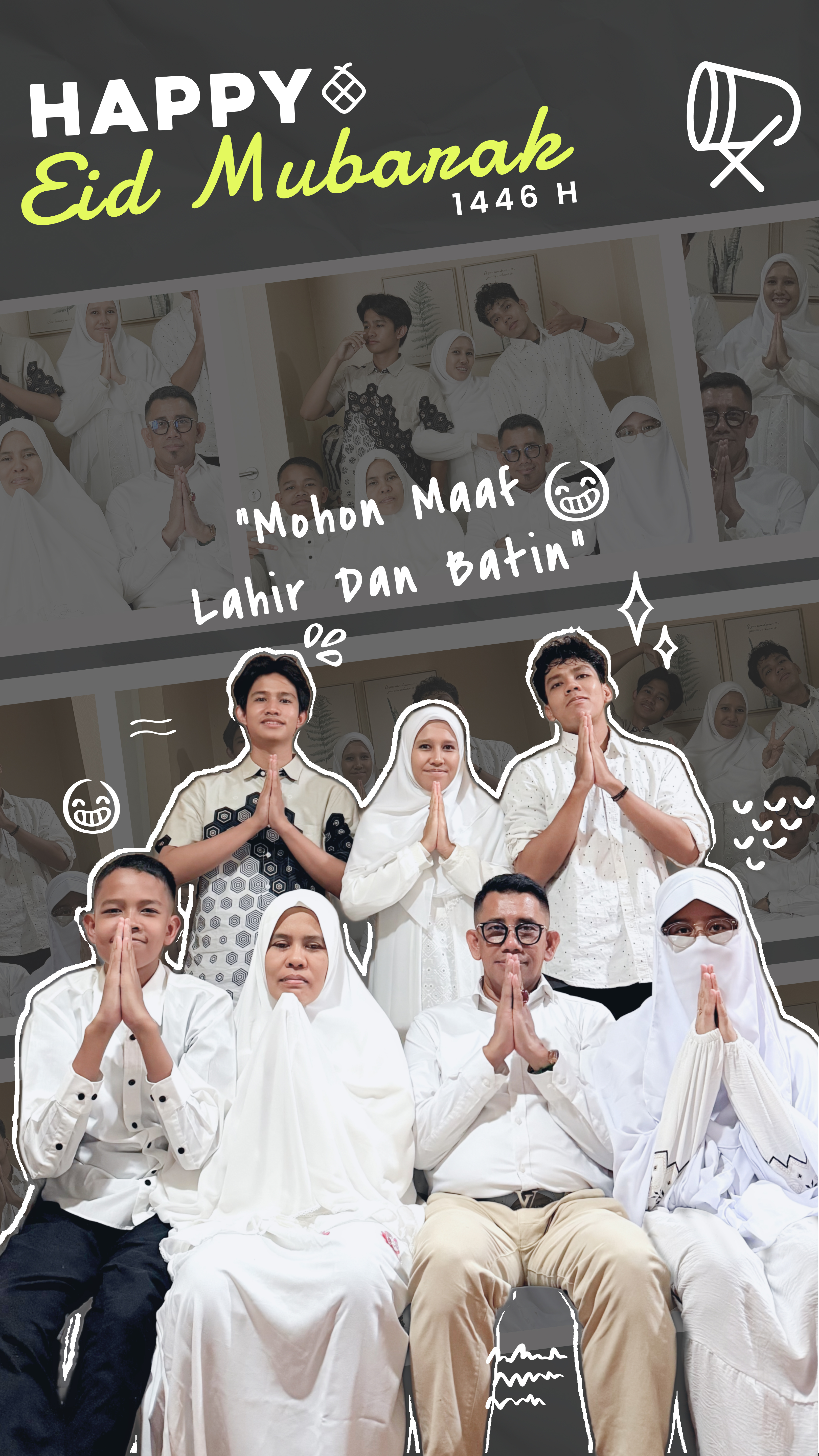 Poster Ucapan Eid Mubarak